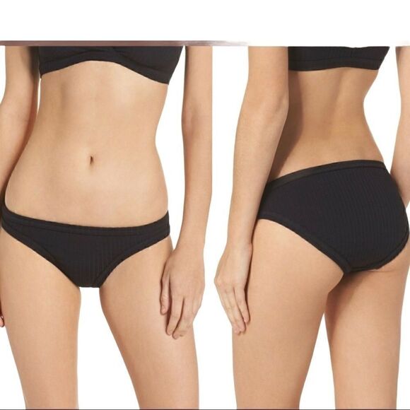 NWT Seafolly Inka Ribbed Hipster Bikini Bottom - Picture 1 of 6